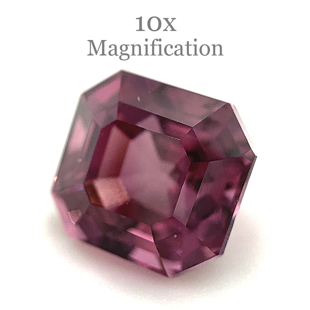 2.95ct Octagonal/Emerald Cut Pink-Purple Spinel GIA Certified Unheated - Skyjems Wholesale Gemstones