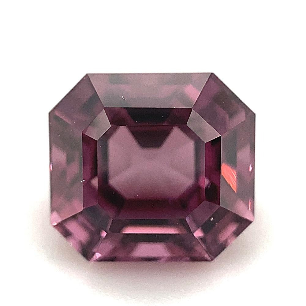 2.95ct Octagonal/Emerald Cut Pink-Purple Spinel GIA Certified Unheated - Skyjems Wholesale Gemstones