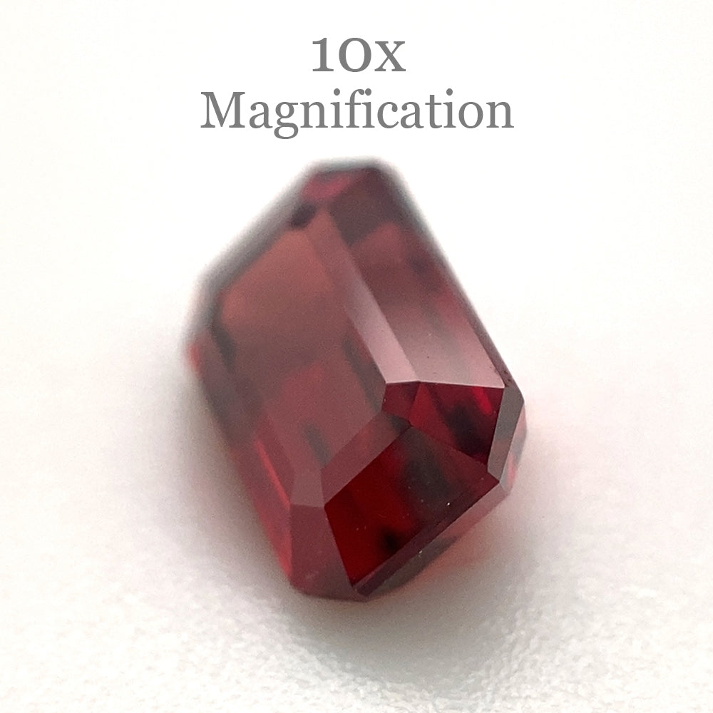 1.33ct Octagonal/Emerald Cut Orangy Red Spinel GIA Certified Burma (Myanmar) Unheated - Skyjems Wholesale Gemstones