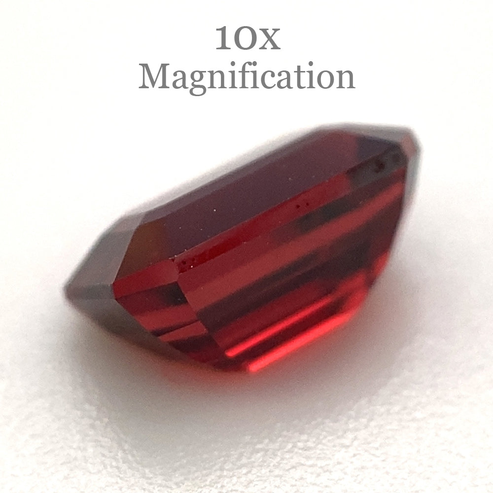 1.33ct Octagonal/Emerald Cut Orangy Red Spinel GIA Certified Burma (Myanmar) Unheated - Skyjems Wholesale Gemstones