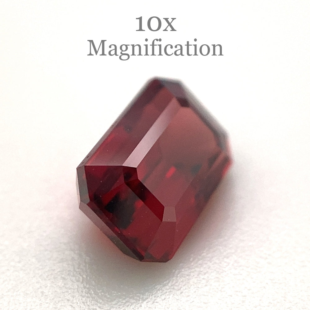 1.33ct Octagonal/Emerald Cut Orangy Red Spinel GIA Certified Burma (Myanmar) Unheated - Skyjems Wholesale Gemstones