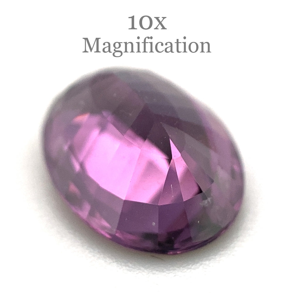 3ct Oval Purple Spinel GIA Certified Unheated - Skyjems Wholesale Gemstones