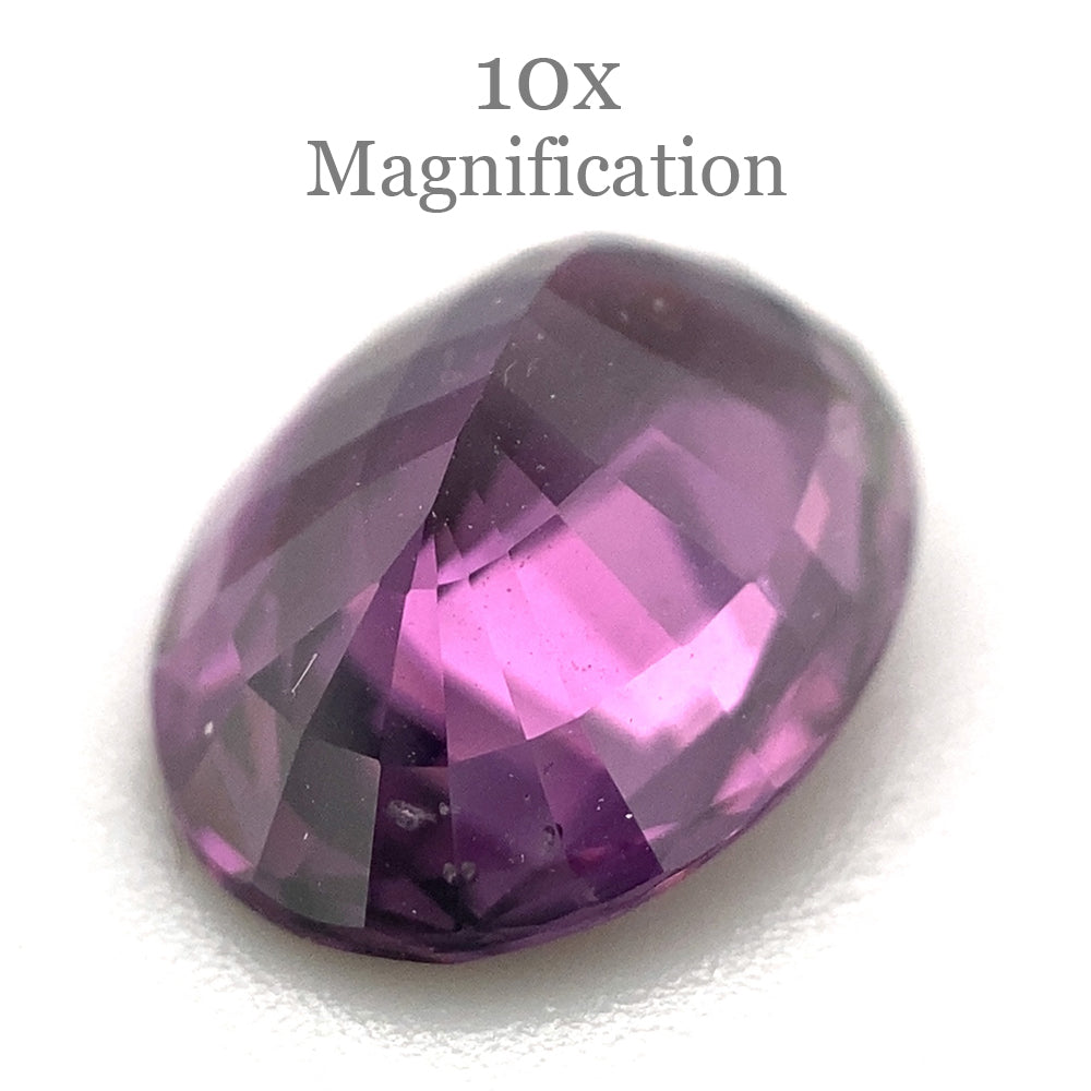 3ct Oval Purple Spinel GIA Certified Unheated - Skyjems Wholesale Gemstones