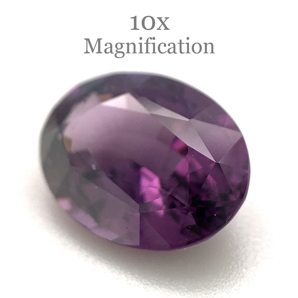 3ct Oval Purple Spinel GIA Certified Unheated - Skyjems Wholesale Gemstones