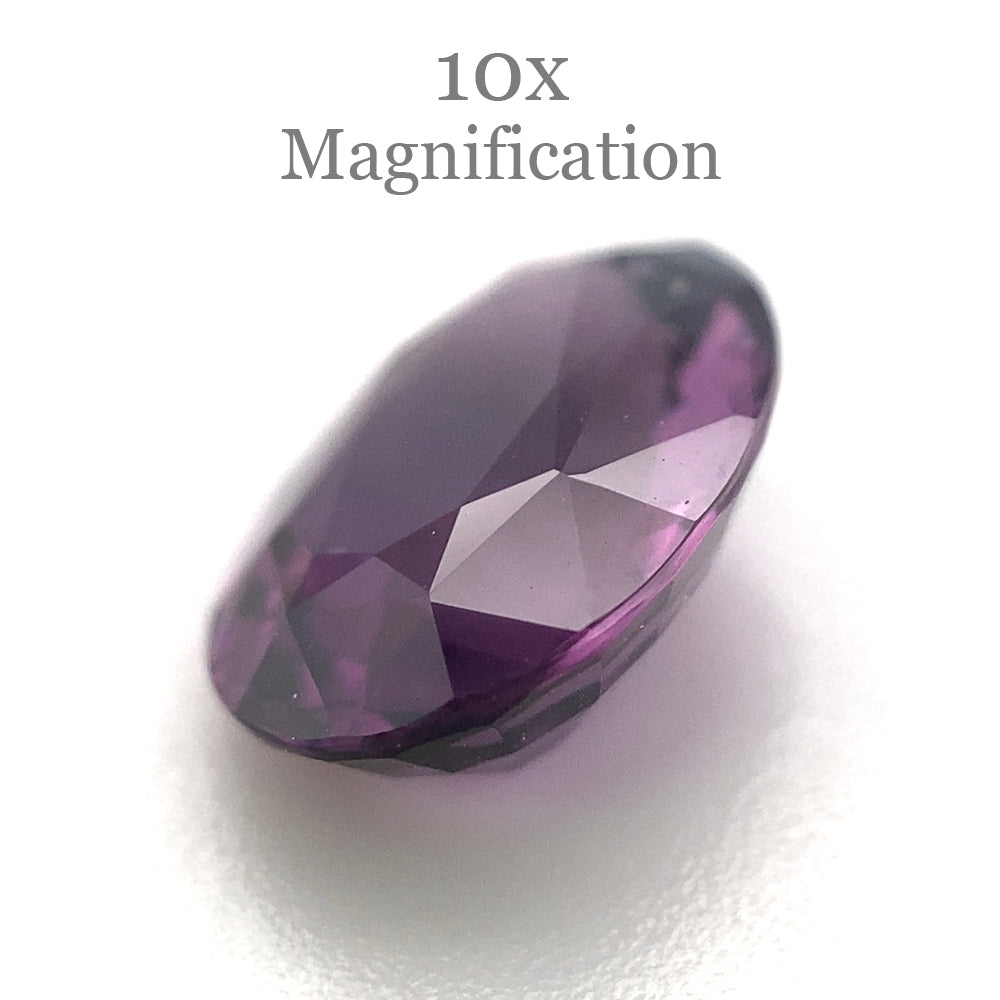 3ct Oval Purple Spinel GIA Certified Unheated - Skyjems Wholesale Gemstones