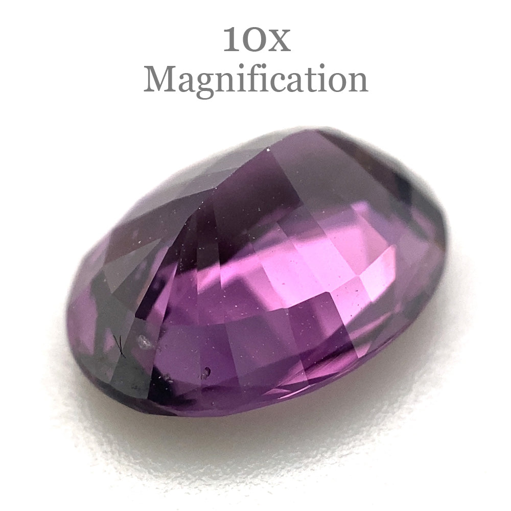 3ct Oval Purple Spinel GIA Certified Unheated - Skyjems Wholesale Gemstones