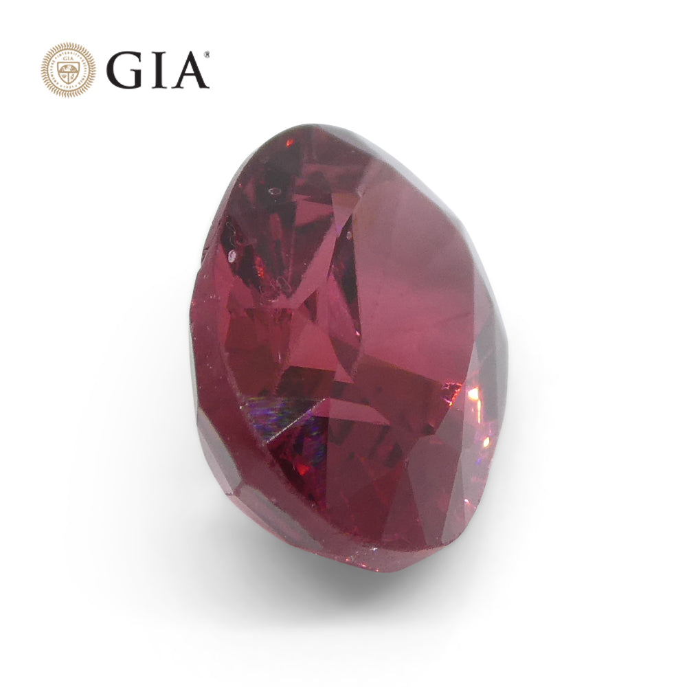 3.39ct Oval Red Spinel GIA Certified Mahenge, Tanzania Unheated - Skyjems Wholesale Gemstones