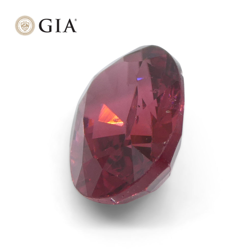 3.39ct Oval Red Spinel GIA Certified Mahenge, Tanzania Unheated - Skyjems Wholesale Gemstones