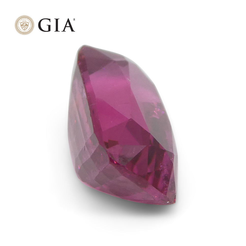 2.74ct Cushion Purplish Pink Spinel GIA Certified Tanzania Unheated - Skyjems Wholesale Gemstones