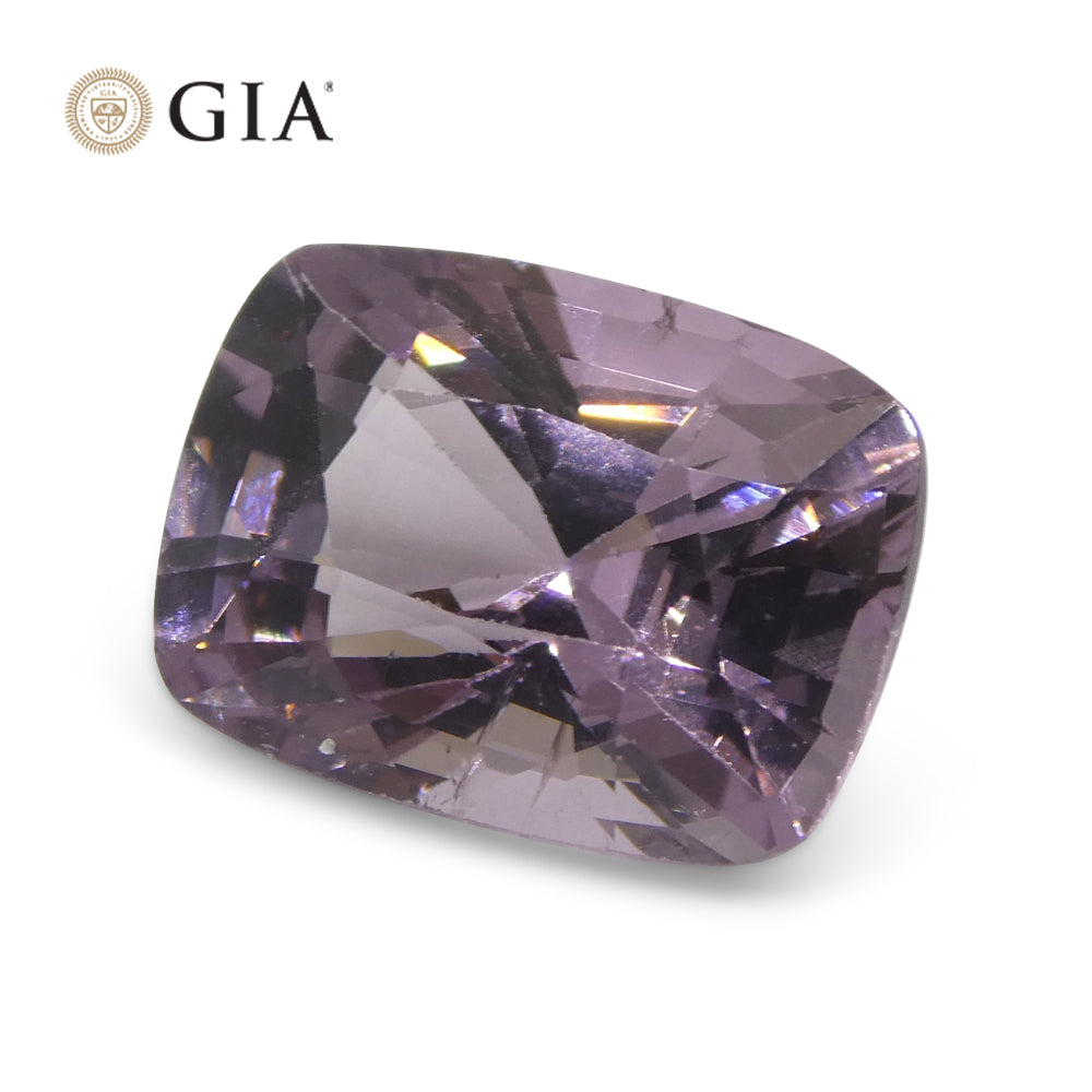 5.21ct Cushion Purple-Pink Spinel GIA Certified  Unheated