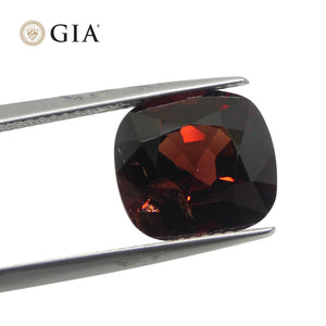 6.43ct Cushion Red Spinel GIA Certified Burma (Myanmar) Unheated - Skyjems Wholesale Gemstones