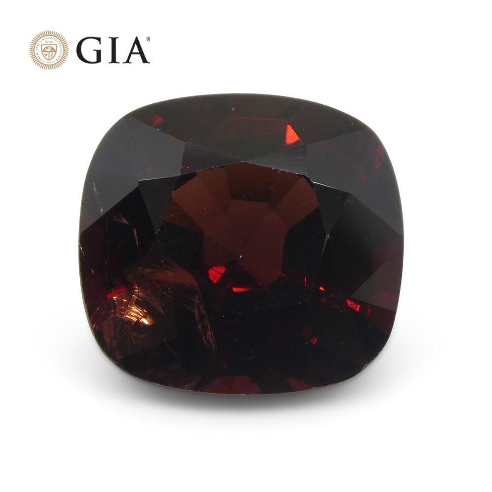 6.43ct Cushion Red Spinel GIA Certified Burma (Myanmar) Unheated - Skyjems Wholesale Gemstones