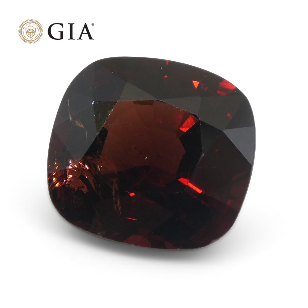 6.43ct Cushion Red Spinel GIA Certified Burma (Myanmar) Unheated - Skyjems Wholesale Gemstones