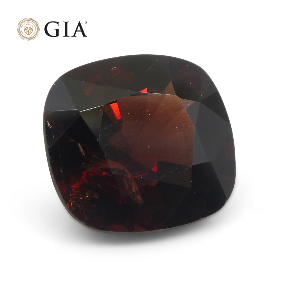 6.43ct Cushion Red Spinel GIA Certified Burma (Myanmar) Unheated - Skyjems Wholesale Gemstones