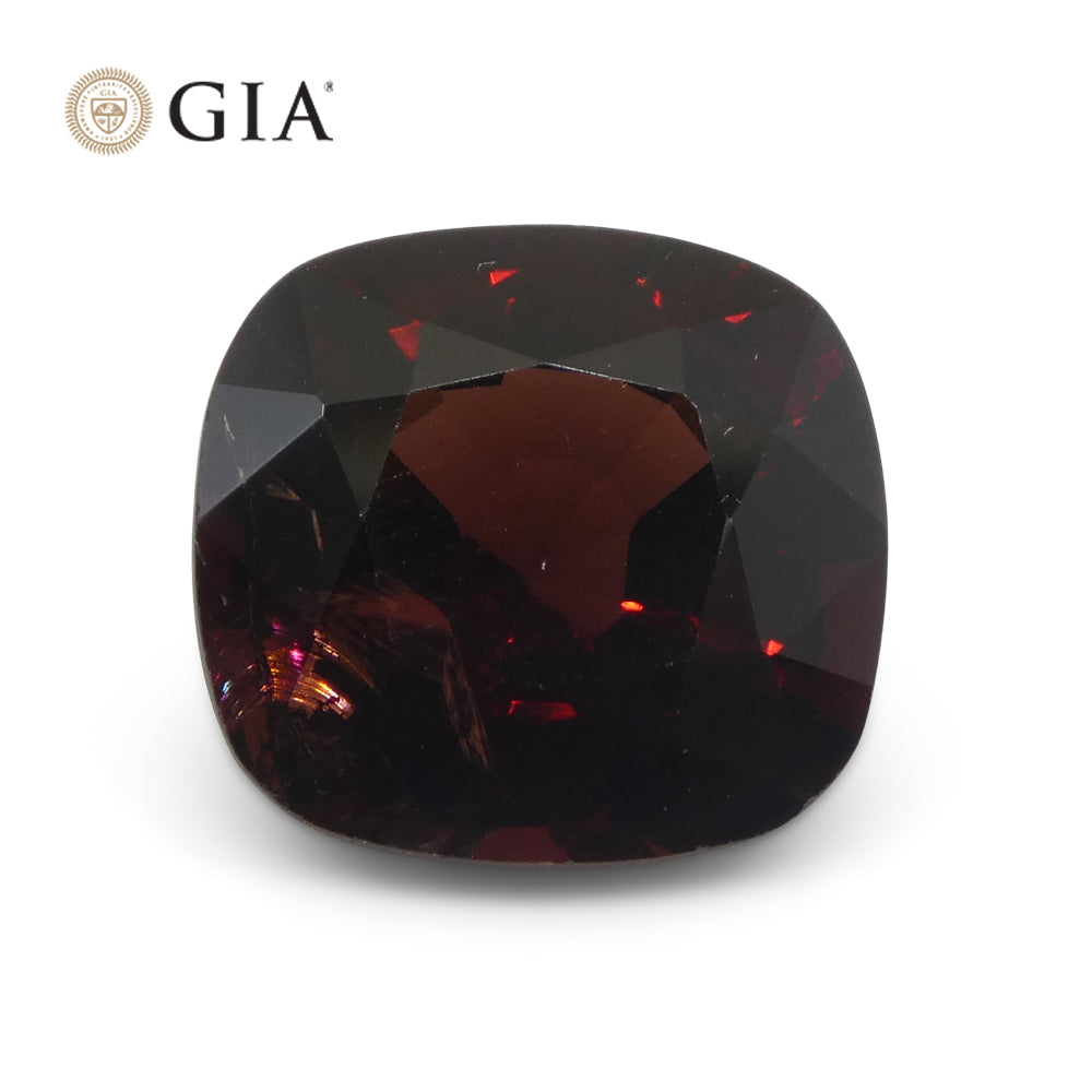 6.43ct Cushion Red Spinel GIA Certified Burma (Myanmar) Unheated - Skyjems Wholesale Gemstones