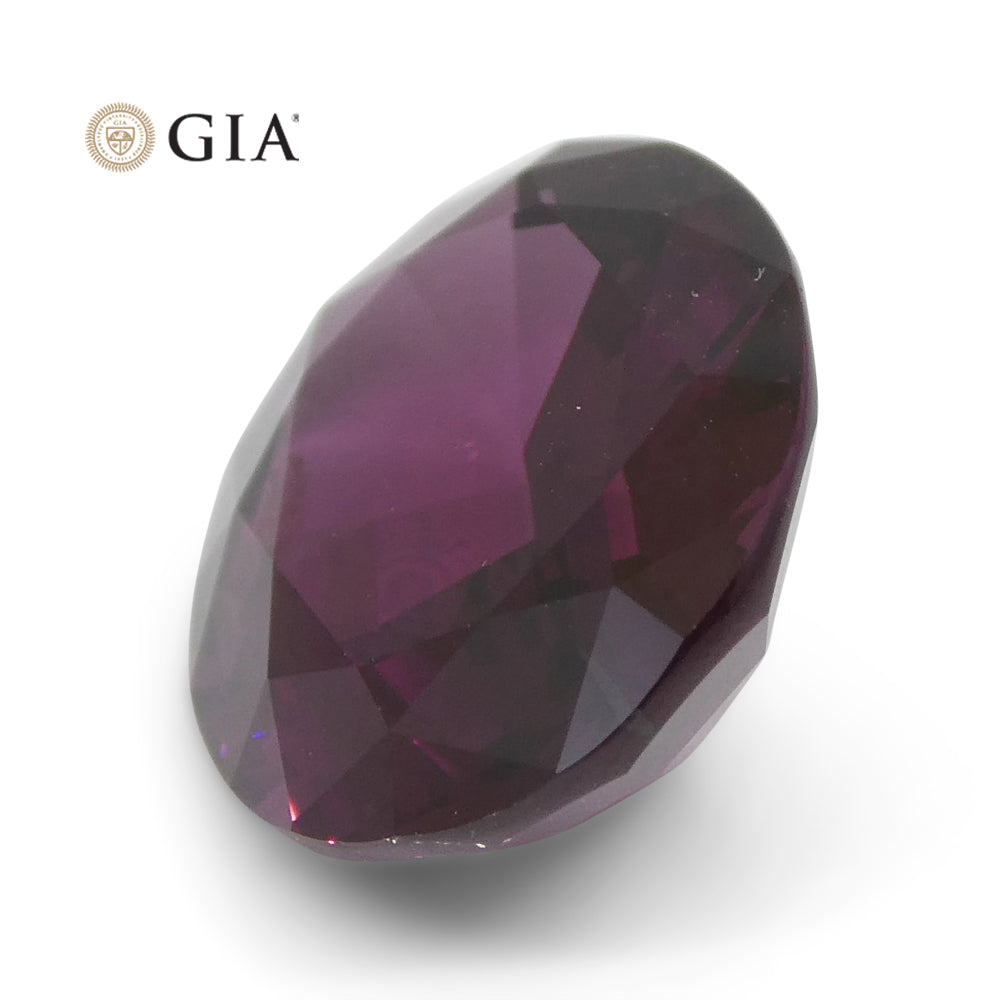 7.43ct Oval Red-Purple Spinel GIA Certified Unheated - Skyjems Wholesale Gemstones