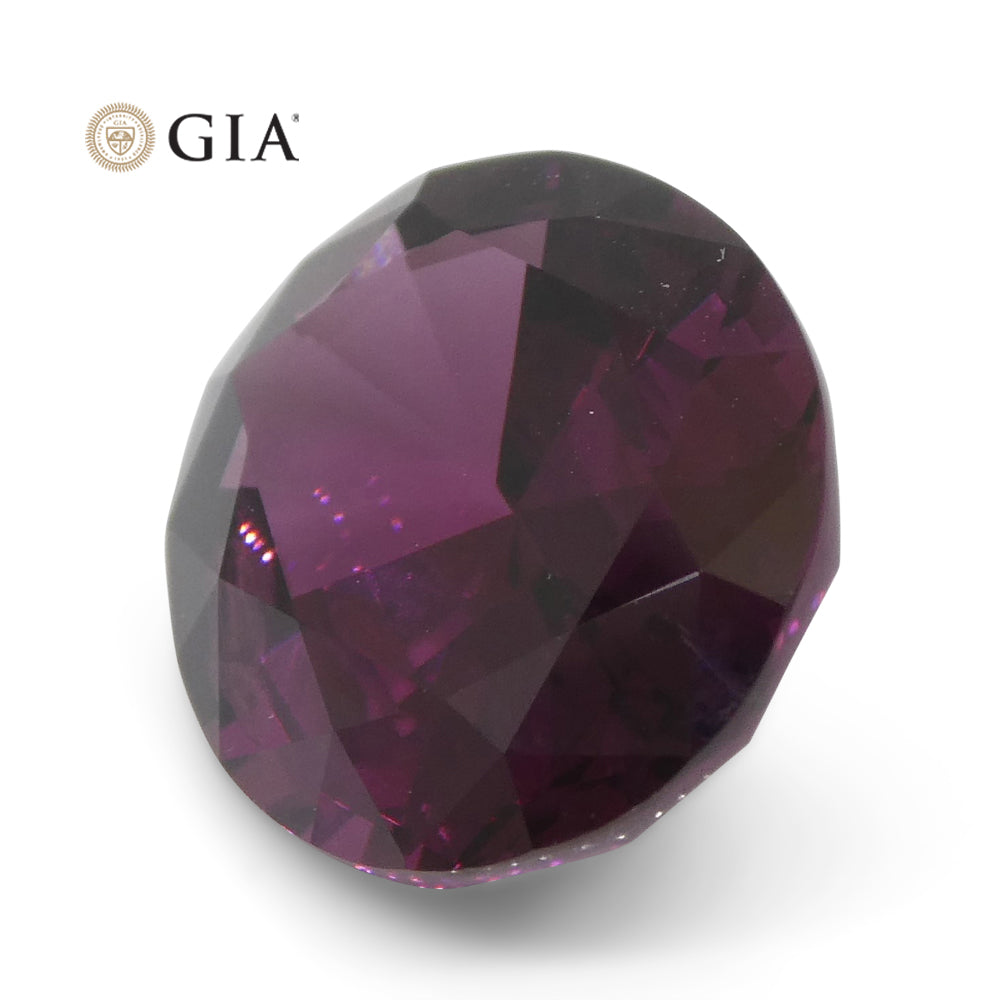 7.43ct Oval Red-Purple Spinel GIA Certified Unheated - Skyjems Wholesale Gemstones