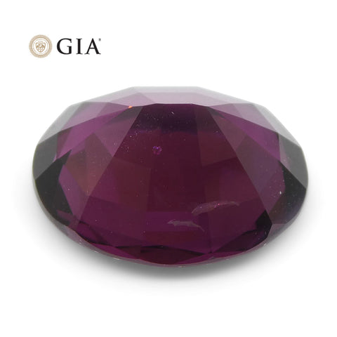 7.43ct Oval Red-Purple Spinel GIA Certified Unheated