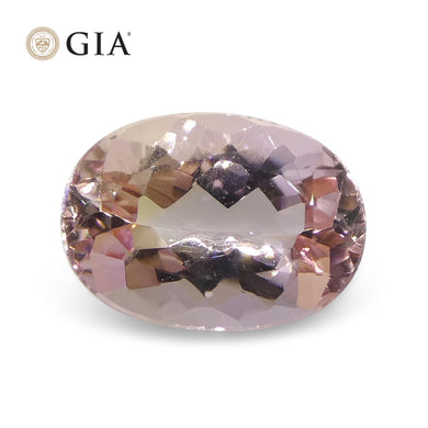 1.35ct Oval Orangy Pink Topaz GIA Certified - Skyjems Wholesale Gemstones