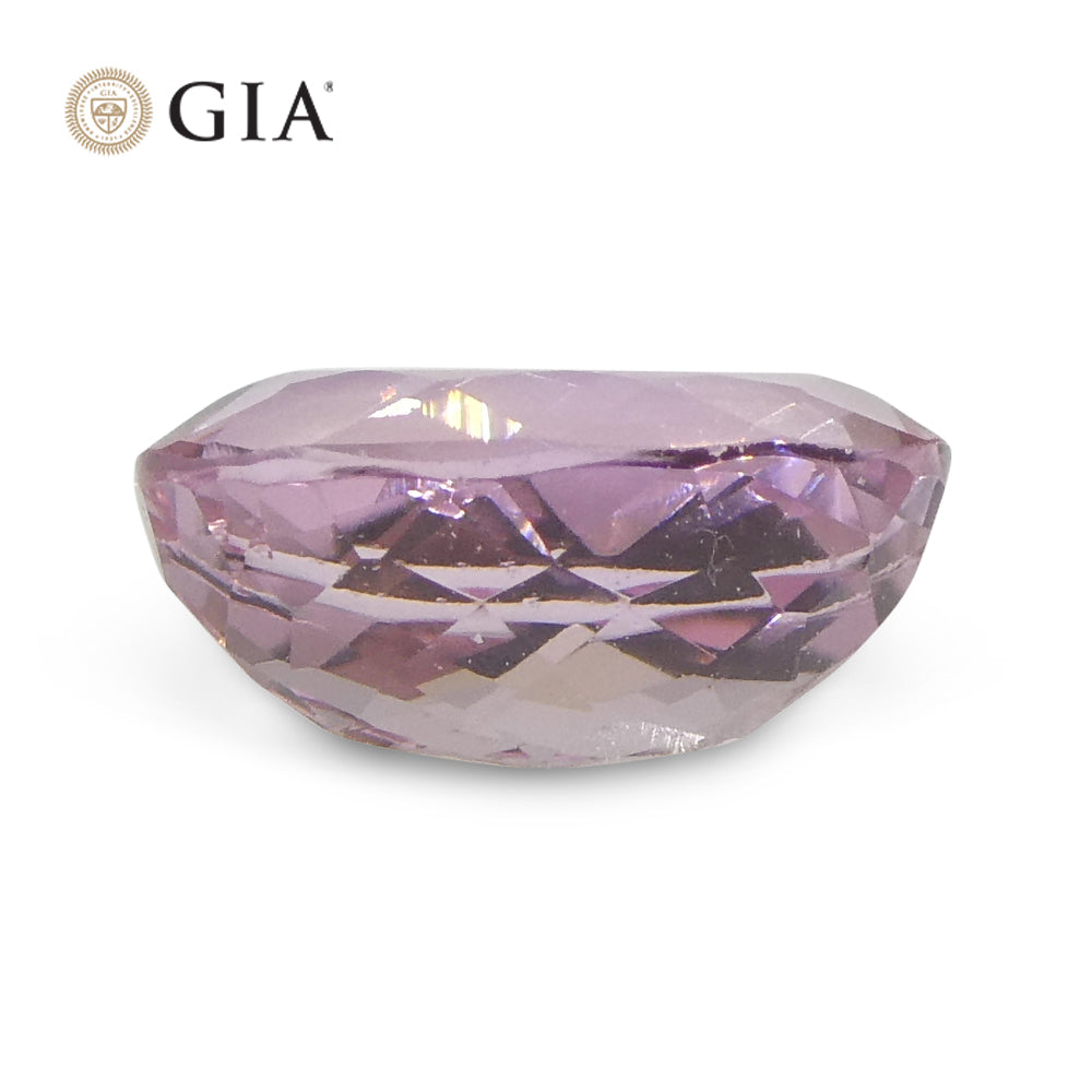 1.16ct Oval Orangy Pink Imperial Topaz from Brazil, GIA Certified Gemstone by SkyJems Canadian Fine Gems