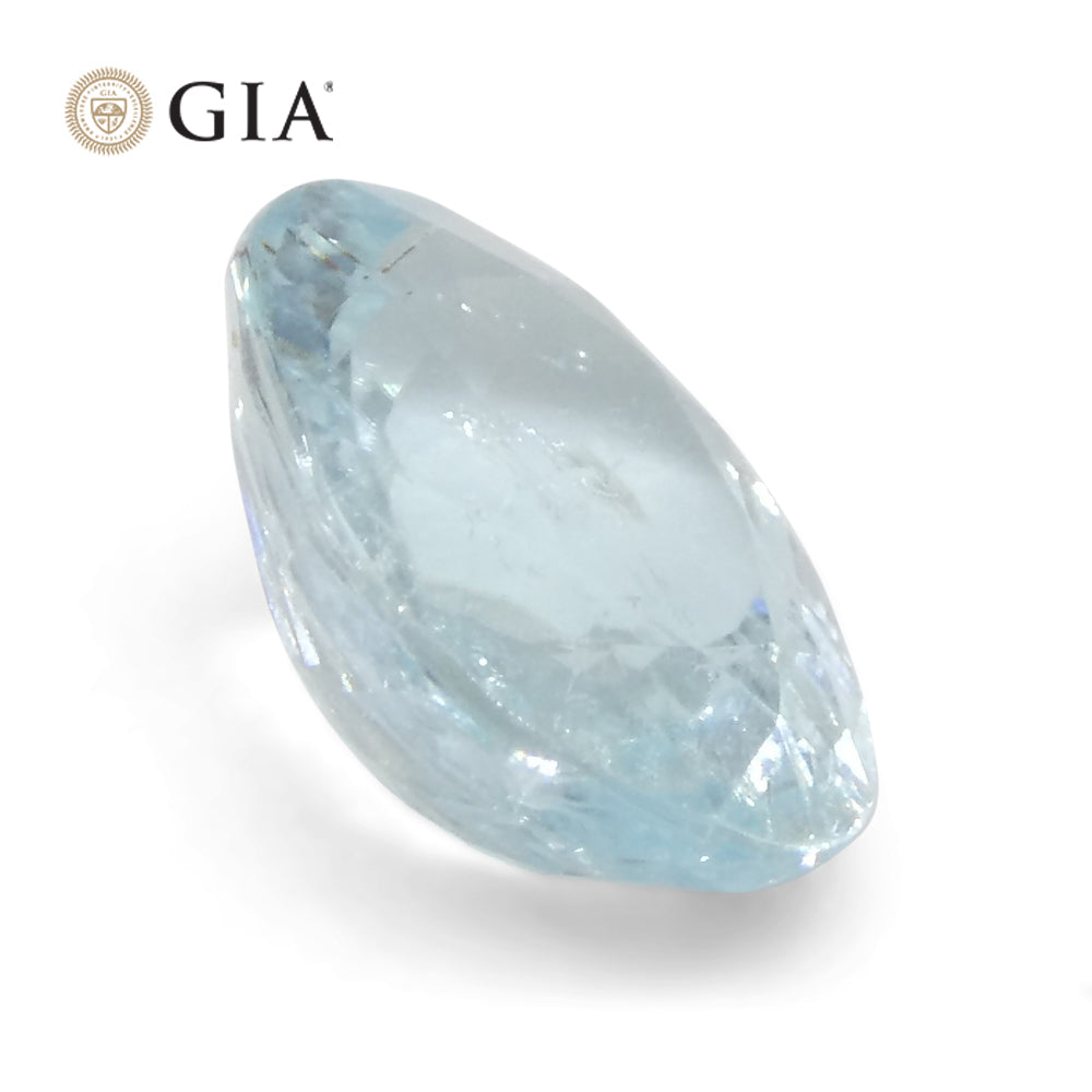 1.87ct Oval Greenish Blue Paraiba Tourmaline GIA Certified Mozambique - Skyjems Wholesale Gemstones