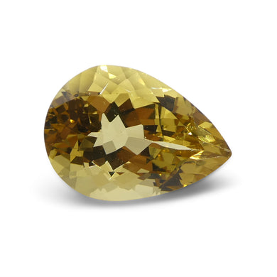 3.18ct Pear Yellow Heliodor from Brazil - Skyjems Wholesale Gemstones
