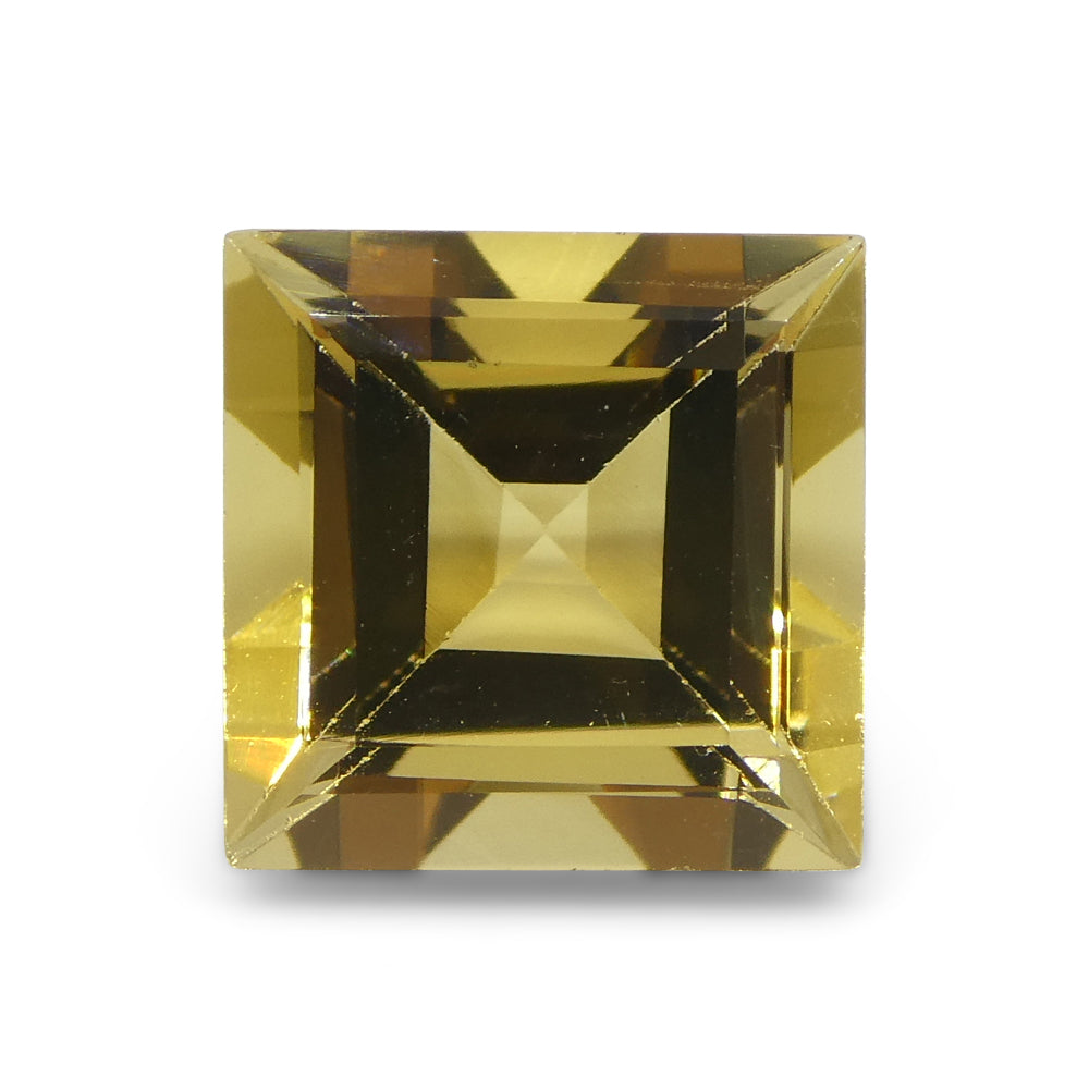 2.51ct Square Yellow Heliodor from Brazil