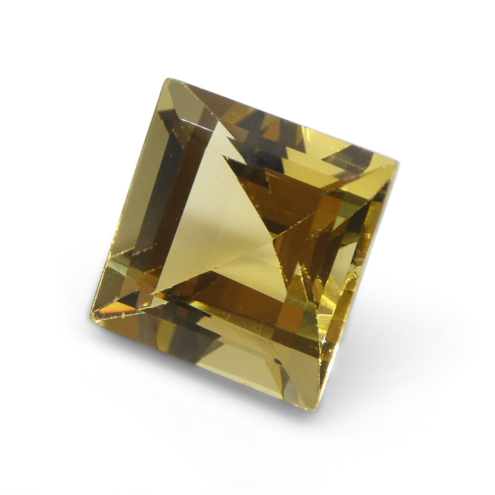 2.51ct Square Golden Yellow Heliodor Beryl from Brazil, premium single gemstone by SkyJems Canadian gem specialists
