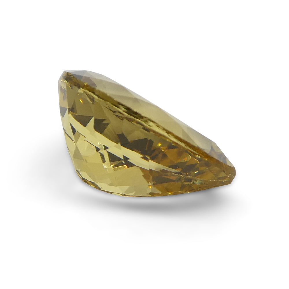 2.68ct Brazilian Golden Yellow Heliodor Pear Beryl Gemstone from SkyJems Rare Gem Collection