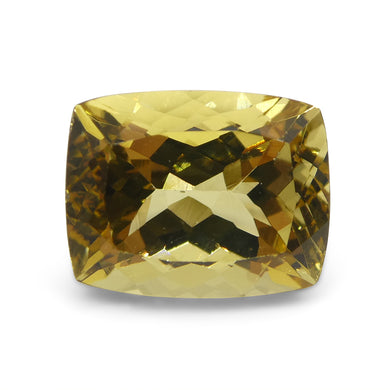 2.47ct Rectangular Cushion Yellow Heliodor from Brazil - Skyjems Wholesale Gemstones