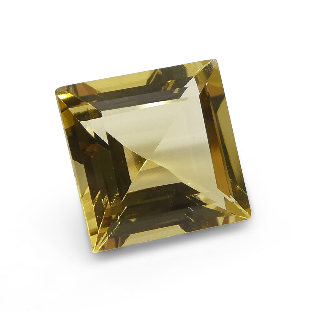 2.76ct Square Yellow Heliodor from Brazil - Skyjems Wholesale Gemstones