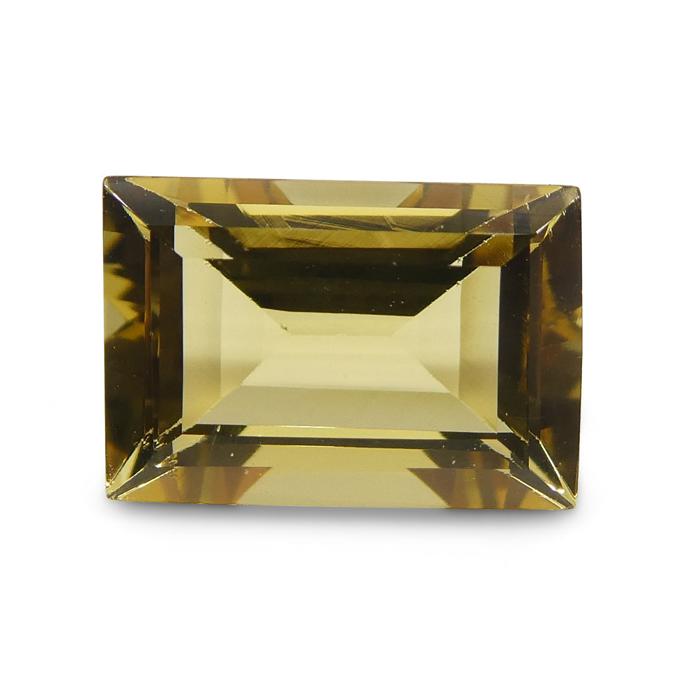 2.68ct Rectangle Yellow Heliodor from Brazil - Skyjems Wholesale Gemstones