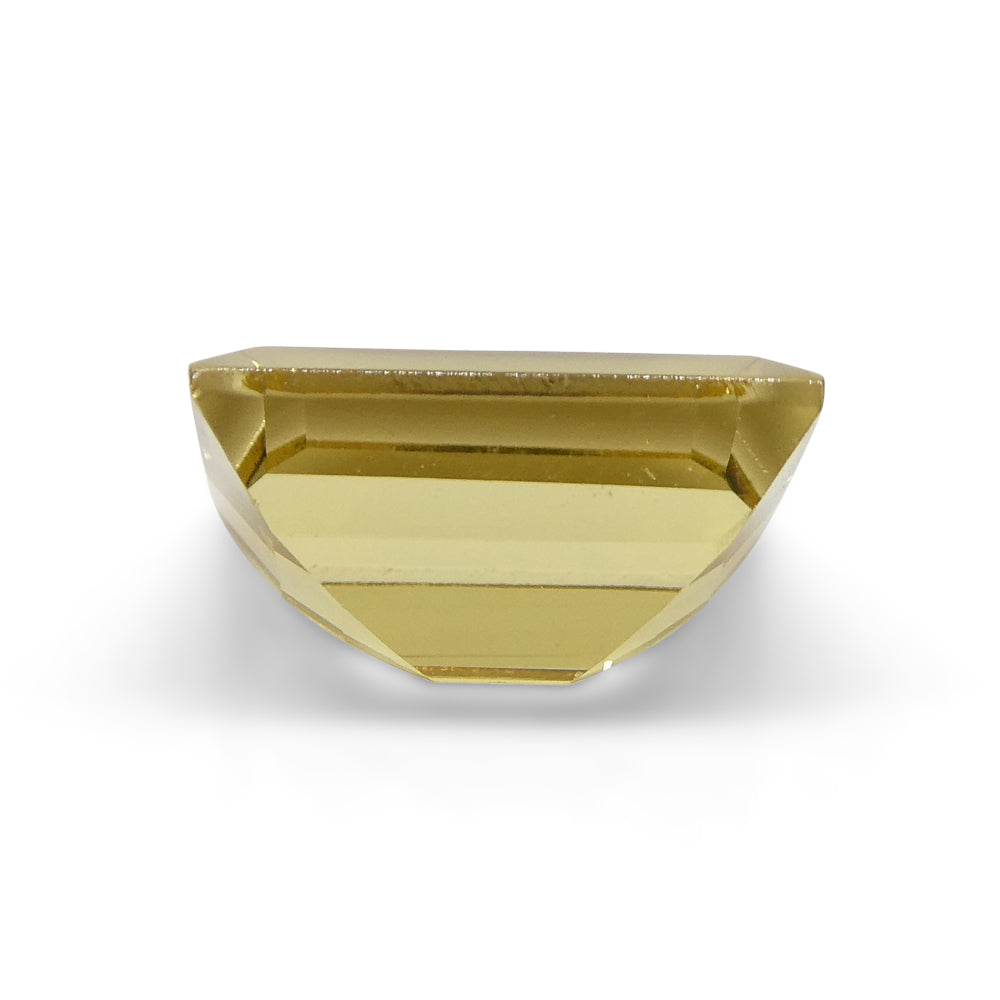2.68ct Golden Yellow Heliodor Beryl from Brazil, precision octagon-emerald step cut gemstone by SkyJems
