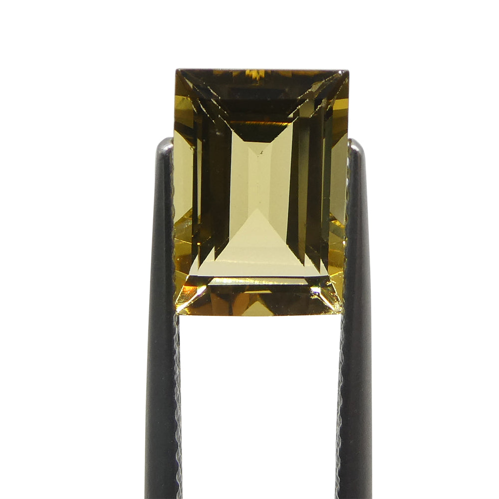 2.68ct Golden Yellow Heliodor Beryl from Brazil, precision octagon-emerald step cut gemstone by SkyJems