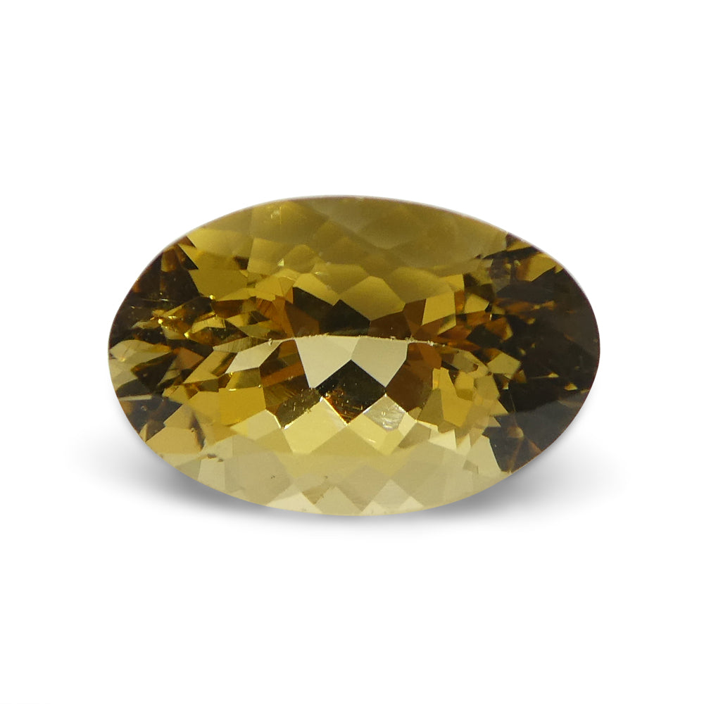 Heliodor 2.87 cts 11.70 X 7.65 X 6.03 Oval  Yellow  $230