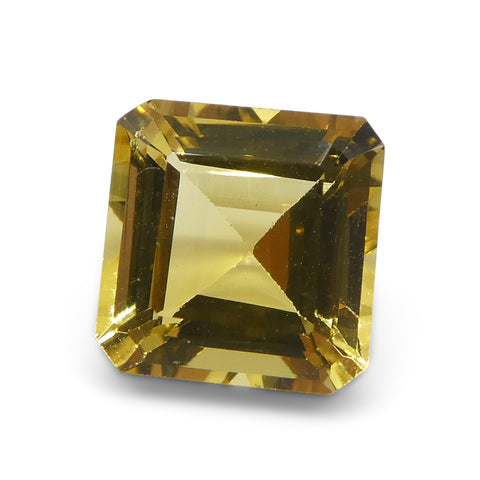 2.16ct Square Yellow Heliodor from Brazil