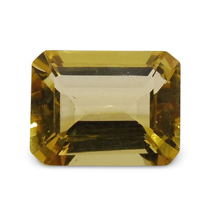 2.85 ct Octagon Heliodor/Yellow Beryl - Skyjems Wholesale Gemstones