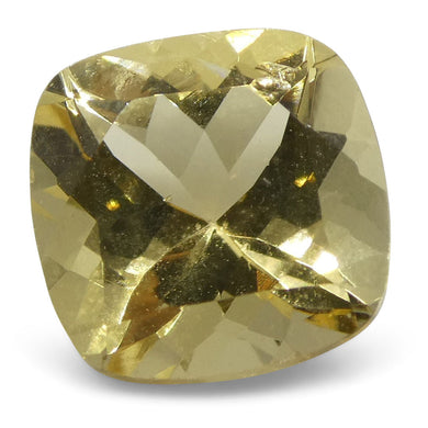1.91 ct Square Cushion Heliodor - Skyjems Wholesale Gemstones