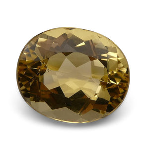 6.05 ct Oval Heliodor/Golden Beryl CGL-GRS Certified - Skyjems Wholesale Gemstones