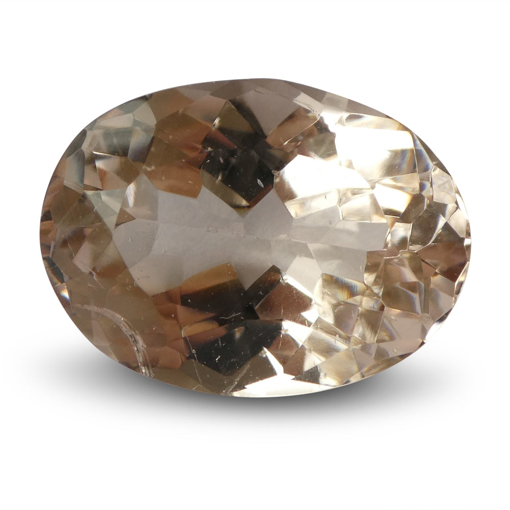 14.41 ct Morganite Oval IGI Certified - Skyjems Wholesale Gemstones