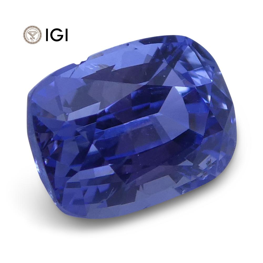 1.52 ct Cushion Blue Sapphire IGI Certified Unheated - Skyjems Wholesale Gemstones