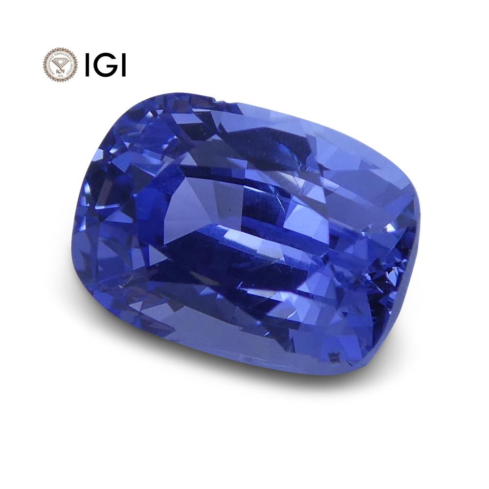 1.52 ct Cushion Blue Sapphire IGI Certified Unheated - Skyjems Wholesale Gemstones