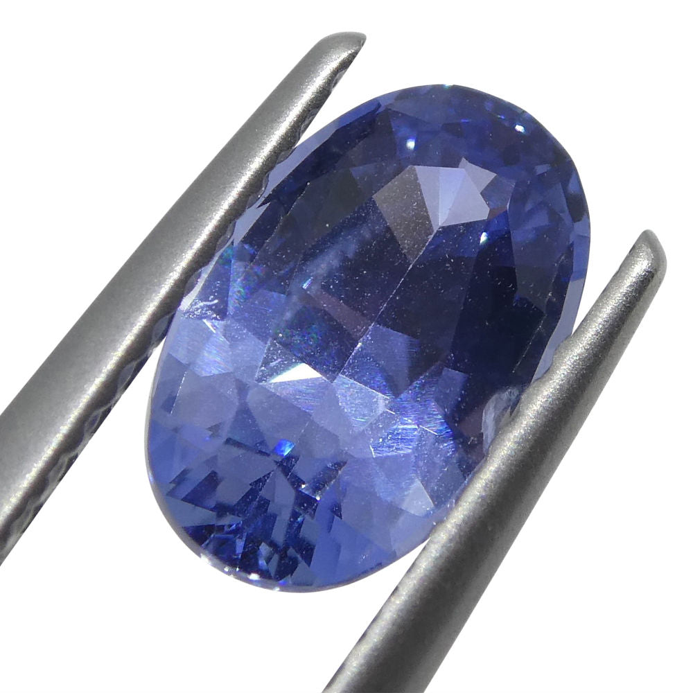 1.58 ct Oval Blue Sapphire IGI Certified Unheated - Skyjems Wholesale Gemstones