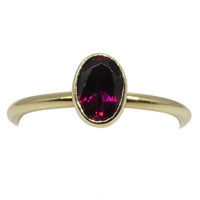 Ruby Stacker Ring set in 14kt Yellow Gold - Skyjems Wholesale Gemstones