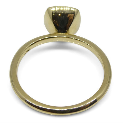 Rhodolite Garnet Stacker Ring set in 14k Yellow Gold