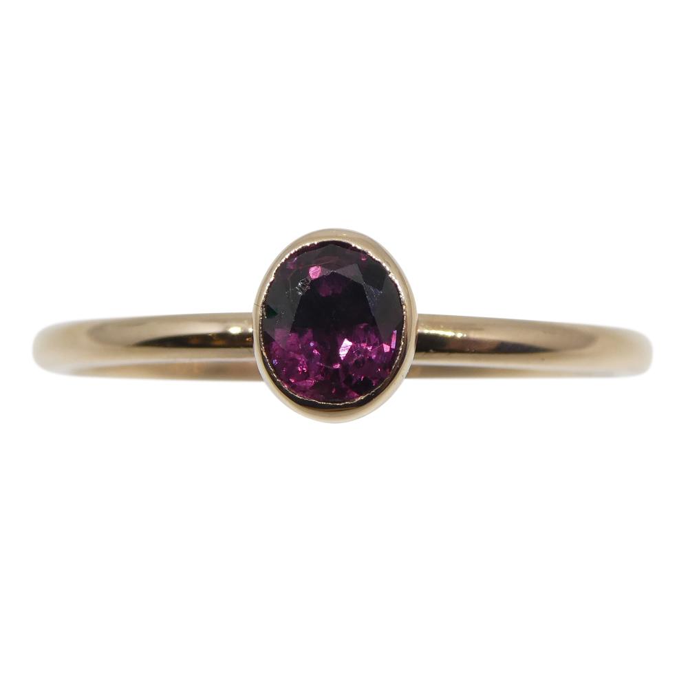 Ruby Stacker Ring set in 10kt Pink/Rose Gold - Skyjems Wholesale Gemstones