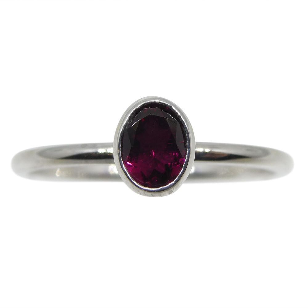 Tourmaline Stacker Ring set in 10kt White Gold - Skyjems Wholesale Gemstones