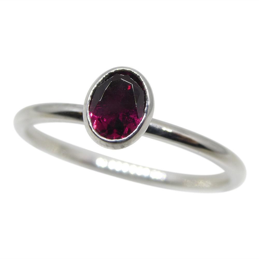 Tourmaline Stacker Ring set in 10kt White Gold - Skyjems Wholesale Gemstones