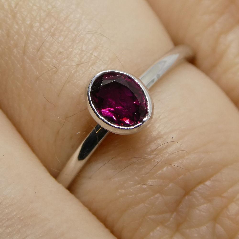 Tourmaline Stacker Ring set in 10kt White Gold - Skyjems Wholesale Gemstones