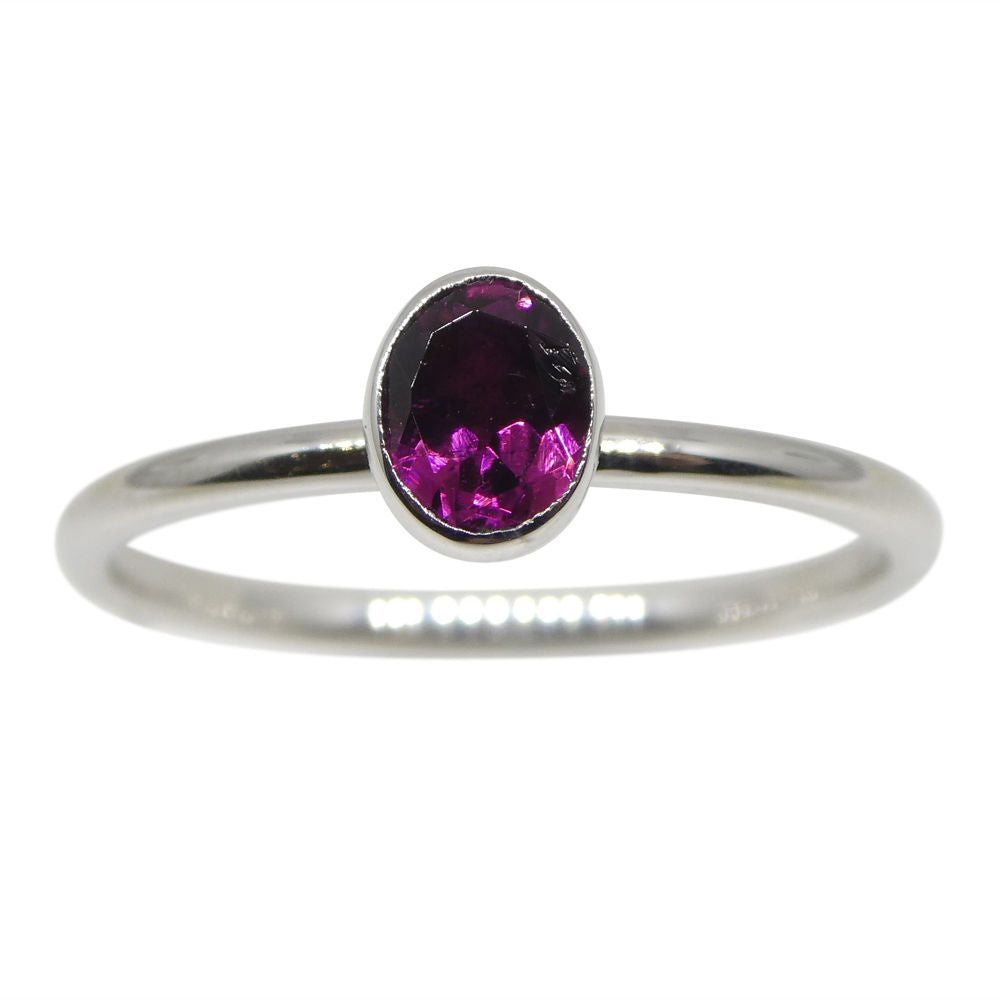 Tourmaline Stacker Ring set in 10kt White Gold - Skyjems Wholesale Gemstones